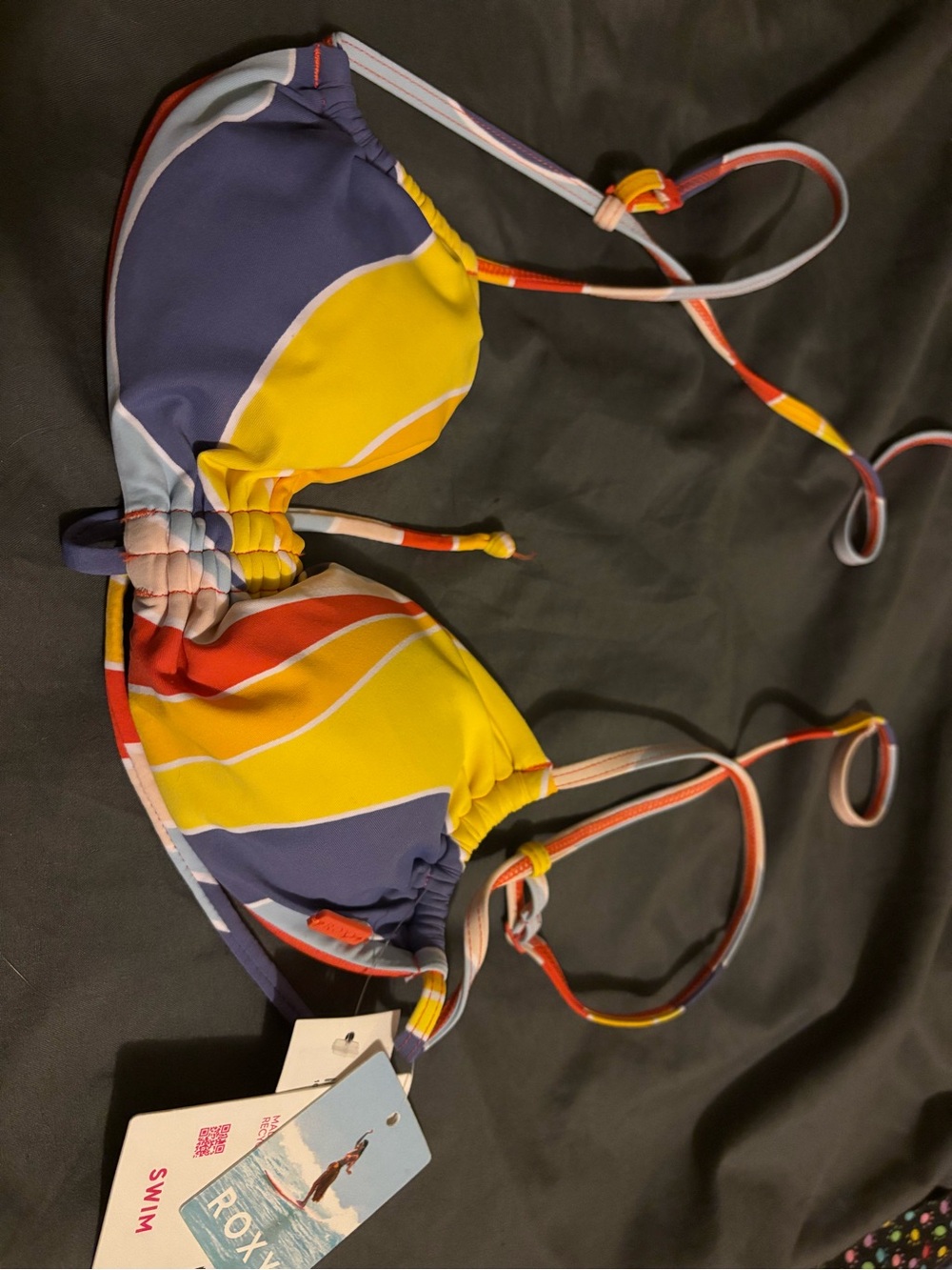 Roxy bikini top!w/tags